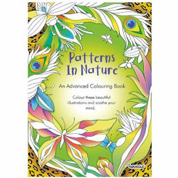 Patterns In Nature Advanced Colouring Book A4 - Mind Relax Adults Stress Relief