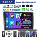128G Android 13 Autoradio GPS WIFI 4G DSP Für Audi A4 8E 8H B6 B7 2000-2009 DAB+