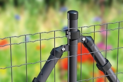 Alberts Fix-Clip Pro  Zaun-Komplettset Einschlagboden.anthrazit H:122cm L:50m 