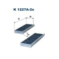 1x Filter, Innenraumluft FILTRON K 1227A-2x passend für CITROËN FIAT OPEL