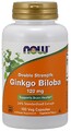 NOW Foods Ginkgo Biloba, 120mg Double Strength - 100 vcaps (315,00 EUR/kg)
