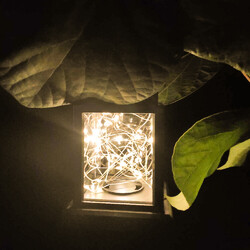 LED Solarleuchte Hängelaterne Solarbetriebene Leuchten Außen Garten Tisch Lampe