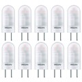 10 x Philips LED Stiftsockellampe 1,7W =20W GY6,35 matt 12V 210lm warmweiß 3000K