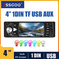 4.1”Autoradio 1DIN mit Bildschirm BT Farben MP3 Player USB TF  FM Freisprech 7