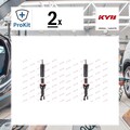 2x ORIGINAL® Kyb Stoßdämpfer Hinten für Honda Civic VI Hatchback Civic VI