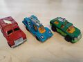 3 x matchbox Planet Scout , Cosmobile , Badger