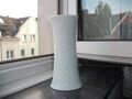 Vintage Royal Bavaria Qualitätsporzellan Vase mit Fischschuppen-Relief | Weiß