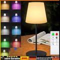 3W Dimmbar Akku RGB LED Tischleuchte Touch Tischlampe USB Innen & Kabellos DE