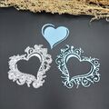 Spitze Herz Metall Stencil Cutting Dies Scrapbooking Stanzschablone Album Karte