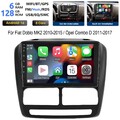 6+128GB 8 Kern Für Fiat Doblo MK2/Opel Combo D Android 14 Autoradio GPS Navi SWC