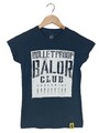 Print-Shirt Damen Shirt Gr. DE 36 blau Casual-Look