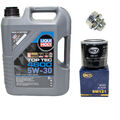 Motoröl Set 5W-30 5 Liter + Ölfilter SM 121 + Schraube für Hyundai KIA Sorento I