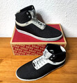 Vans Sk8- Hi LX Größe 41 UK 7,5 US 8,5 Unisex schwarz grau Sneaker Skateschuh