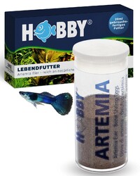HOBBY Aquaristik Artemia Eier I 20 ml I Lebendfutter für Aquarienfische I Artemi