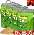 Ambio Cat Green Power Original Naturklumpstreu 96 L Cat`s Katzenstreu Best Streu