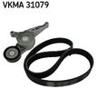 SKF VKMA 31079 Keilrippenriemensatz für AUDI SEAT SKODA VW