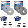 BOSCH BREMSSCHEIBEN + BELÄGE VORNE + HINTEN passend für HYUNDAI i10 PA