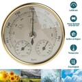 Household Wetterstation analog 3in1 Ø 13 cm Barometer Thermometer Hygrometer