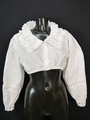 Gr.40 Dirndlbluse weiß Bluse für Dirndl Hess Baumwolle mit toller Spitze B9947