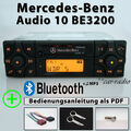 Original Mercedes Audio 10 BE3200 MP3 Bluetooth Becker Radio CC A2088200386 Set