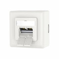VCELINK Universal Netzwerkdose Cat6A, 2 x RJ45 Port Lan Dose, Datendose Aufputz