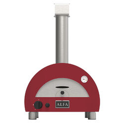 Alfa Moderno Portable Gas-Pizzaofen Antikrot Rot Gasofen Backofen Pizzabackofen