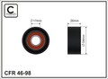 Umlenk-/Führungsrolle Keilrippenriemen CAFFARO 46-98 für CRUISER PT CHRYSLER CRD