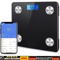 Personenwaage Digital Bluetooth Körperfettwaage APP Waage 180 kg Neu DHL