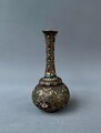 Kleine Vase aus emailliertem Kupfer, Cloisonné, 19. Jh.