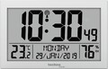 Technoline Uhr Wecker WS 8016 Digital 22,5 x 14,3 x 2,4cm Silber Batter. B Ware