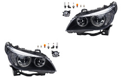 Scheinwerfer Set passend für BMW 5er E60 E61 01/05-03/07 Xenon Nebel Leuchtmi.