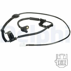 1x ORIGINAL® Delphi Sensor, Raddrehzahl Hinten, Rechts für Kia CARENS III