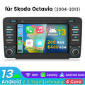 Für Skoda Octavia 2 2004-2013 Android 13 Autoradio GPS Carplay NaVI WIFI BT 64GB