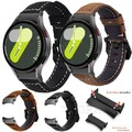 Leder Armband Für Samsung Galaxy Watch 4 6 Classic 7 FE 5 Pro 40/44/45mm 43/47mm