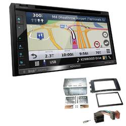 Kenwood Navigation Apple CarPlay CD/DVD für Smart Forfour 2004-2006 schwarz