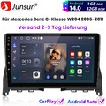 Für Mercedes Benz C Klasse W204 S204 C180 Android 14 Autoradio Carplay Navi 32GB