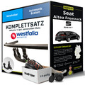 Anhängerkupplung WESTFALIA abnehmbar für SEAT Altea Freetrack +E-Satz AHK