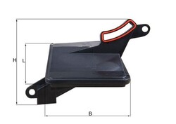 Hydraulikfilter Automatikgetriebe MAHLE HX 188 Filtereinsatz für OPEL VOLVO Z02