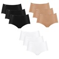 Sloggi Damen Slip Midi, 3er Pack - 24/7 Microfibre, einfarbig