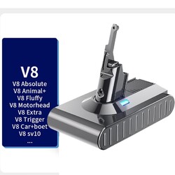 9000mAh Sony Akku für Dyson V8 SV10 Absolute Animal Absolute Motorhead Batterie