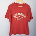 Champion T-Shirt Herren XL rot kurzärmelig T-Shirt Logo USA Baseball