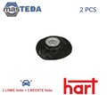 434 232 FEDERBEINLAGER DOMLAGER PAAR VORNE HART 2PCS FÜR PEUGEOT 206,206 SW