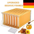 7PCS Auto Honig Waben Bienenstock Wachsrahmen Bee Hive Kits für Bienenstock Box