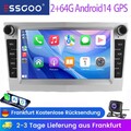 7" Android 14 Carplay Autoradio GPS BT 2+64G KAM Für Opel Astra Corsa C/D Vectra