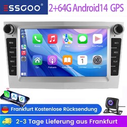 7" Android 14 Carplay Autoradio GPS BT 2+64G KAM Für Opel Astra Corsa C/D Vectra