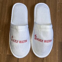 Beverly Hilton Hausschuhe Schuhe Slippers Neu Ungetragen Hotel Beverly Hills