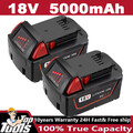 2x Original Akku Für Milwaukee M18 M18B5 18V XC 5.0Ah 12.0Ah Li-Ion 48-11-1860