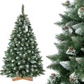 künstlicher Weihnachtsbaum PVC Kunstbaum Tannenbaum Christbaum Holzständer FT04