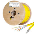 Cat 7A Verlegekabel DUPLEX Twin KUPFER Netzwerkkabel Daten Installation LAN 250m