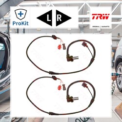 2x ORIGINAL® Trw Sensor, Raddrehzahl Vorne, Links, Rechts für VW Passat
